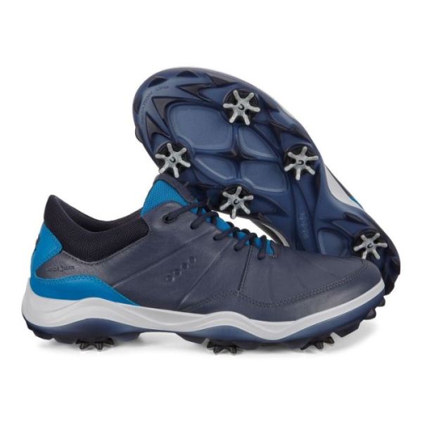 ECCO SHOES -MEN'S CLEATED GOLF STRIKE SHOES-OMBRE