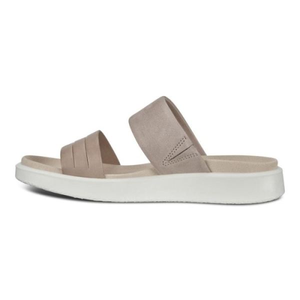 ECCO SHOES -FLOWT W FLAT SANDAL-MOON ROCK/GREY