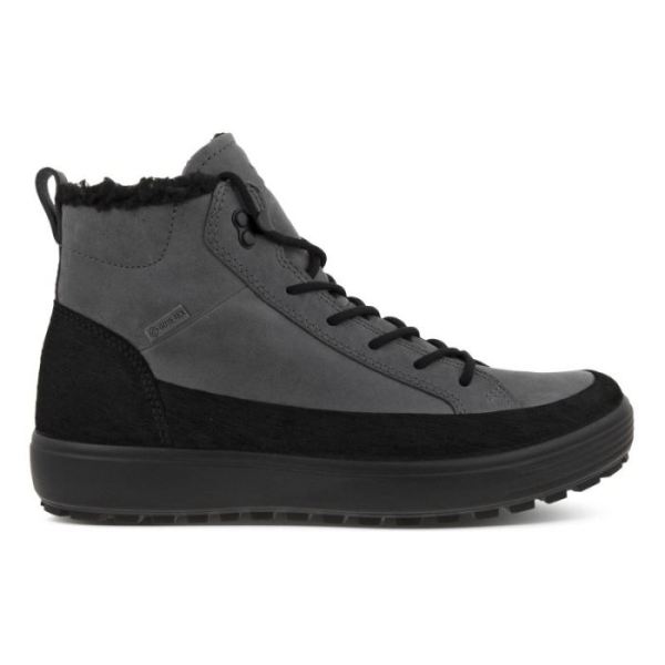 ECCO SHOES -SOFT7 TRED MEN'S WINTER BOOT-BLACK/TITANIUM