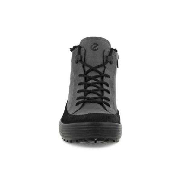 ECCO SHOES -SOFT7 TRED MEN'S WINTER BOOT-BLACK/TITANIUM