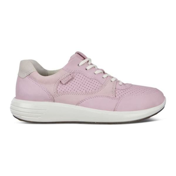 ECCO SHOES -SOFT 7 RUNNER WOMEN'S SNEAKERS-BLOSSOM ROSE/BLOSSOM ROSE/SHADOW WHITE