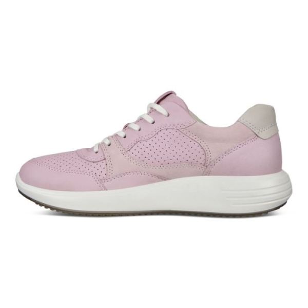 ECCO SHOES -SOFT 7 RUNNER WOMEN'S SNEAKERS-BLOSSOM ROSE/BLOSSOM ROSE/SHADOW WHITE