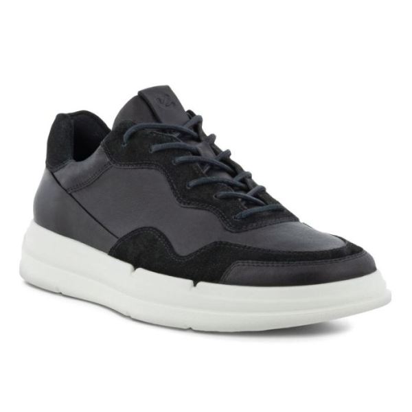 ECCO SHOES -SOFT X WOMEN'S SNEAKER-BLACK/BLACK