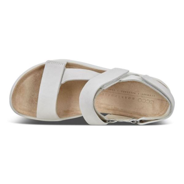 ECCO SHOES -CORKSPHERE WOMEN'S SANDAL-WHITE