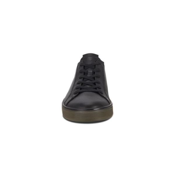 ECCO SHOES -STREET TRAY MEN'S CLASSIC SNEAKER-BLACK/MAGNET