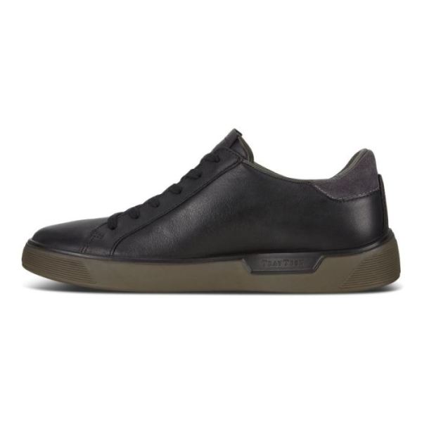 ECCO SHOES -STREET TRAY MEN'S CLASSIC SNEAKER-BLACK/MAGNET