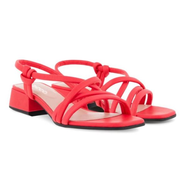 ECCO SHOES -ELEVATE SQUARED WOMEN'S SANDAL-HIBISCUS