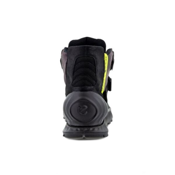 ECCO SHOES -EXOSTRIKE MEN'S GTX BUCKLE-TITANIUM/BLACK