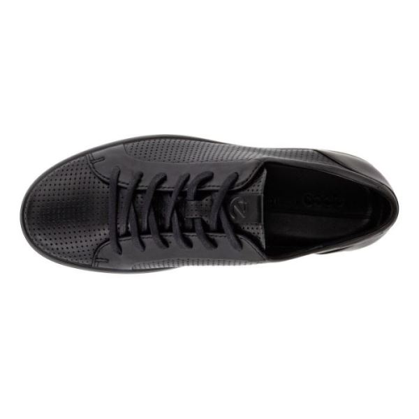 ECCO SHOES -SOFT 7 MEN'S LACED SHOES-BLACK