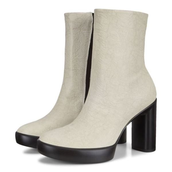 ECCO SHOES -SHAPE SCULPTED MOTION 75 WOMEN'S MID-CUT BOOT-SHADOW WHITE