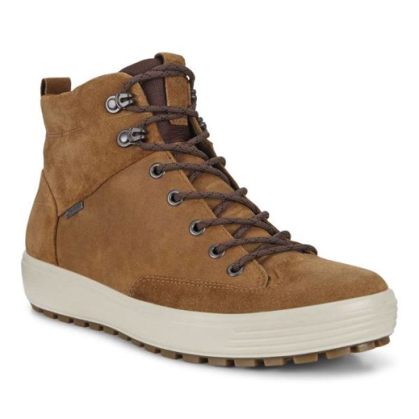 ECCO SHOES -MEN'S SOFT 7 TRED GTX HIGH-CAMEL/CAMEL