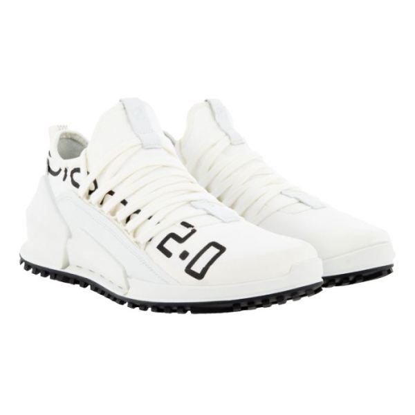 ECCO SHOES -BIOM 2.0 LOW WOMEN'S TEX GTX-BRIGHT WHITE/WHITE