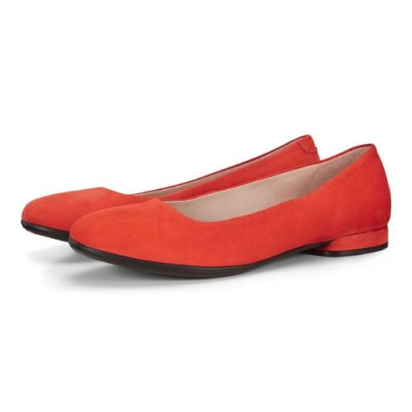 ECCO SHOES -ANINE BALLERINA-FIRE