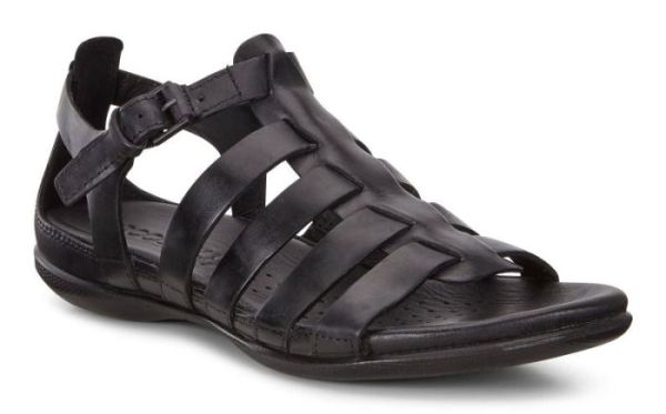 ECCO SHOES -FLASH FLAT SANDAL-BLACK