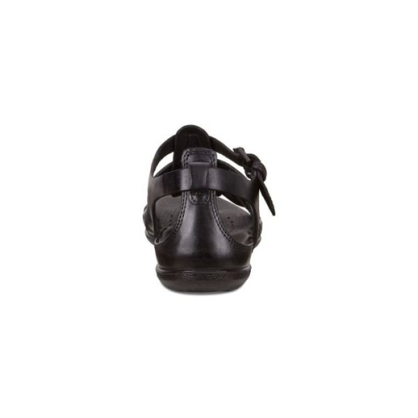 ECCO SHOES -FLASH FLAT SANDAL-BLACK