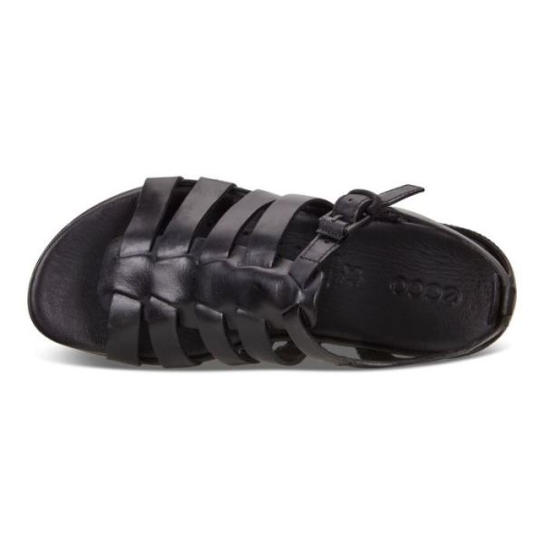 ECCO SHOES -FLASH FLAT SANDAL-BLACK