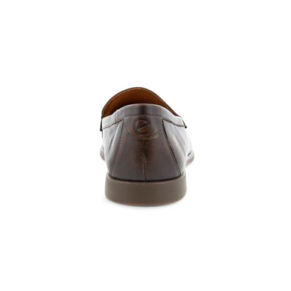 ECCO SHOES -CITYTRAY LITE MEN'S SLIP-ON-COCOA BROWN