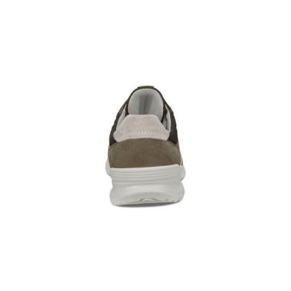 ECCO SHOES -CS20 MEN'S PERFORATED SNEAKER-TARMAC SHADOW WHITE