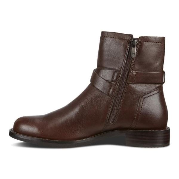 ECCO SHOES -SARTORELLE 25 WOMEN'S BUCKLED BOOT-COCOA BROWN