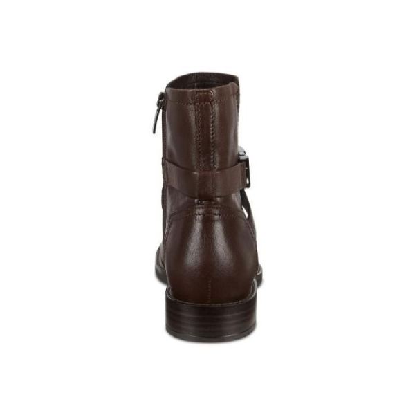 ECCO SHOES -SARTORELLE 25 WOMEN'S BUCKLED BOOT-COCOA BROWN