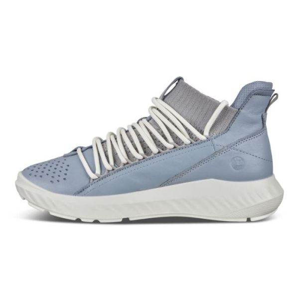 ECCO SHOES -ST.1 LITE WOMEN'S SNEAKER-DUSTY BLUE/CONCRETE