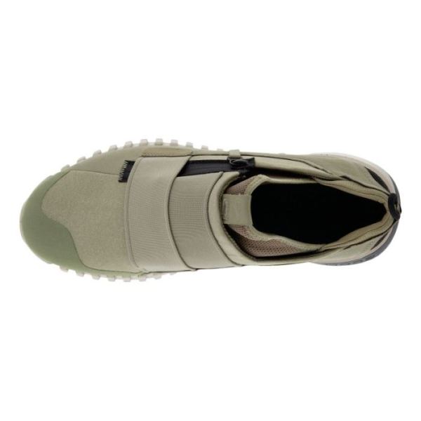 ECCO SHOES -ZIPFLEX MEN'S SLIP-ON SHOES-VETIVER/VETIVER