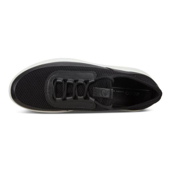 ECCO SHOES -SOFT 7 RUNNER WOMEN'S SHOES-BLACK/BLACKBLACK