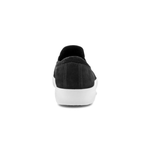 ECCO SHOES -SOFT 7 MEN'S SLIP ON 2.0-BLACK/BLACK