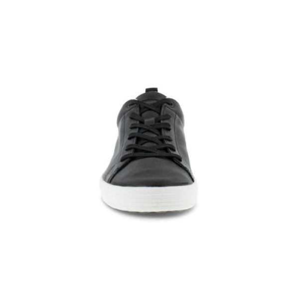 ECCO SHOES -SOFT 7 MEN'S CRAZE SNEAKER-BLACK/WHITE