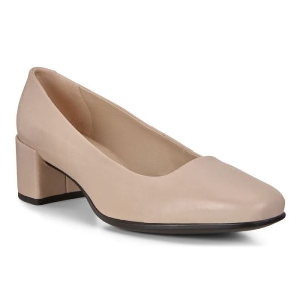 ECCO SHOES -SHAPE 35 SQUARED WOMEN'S PUMPS-ROSE DUST