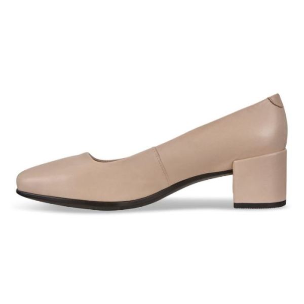 ECCO SHOES -SHAPE 35 SQUARED WOMEN'S PUMPS-ROSE DUST