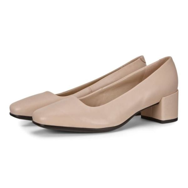 ECCO SHOES -SHAPE 35 SQUARED WOMEN'S PUMPS-ROSE DUST