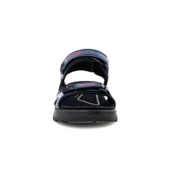 ECCO SHOES -WOMEN&RSQUO;S OFFROAD SANDAL-BLACK IRIDESCENT