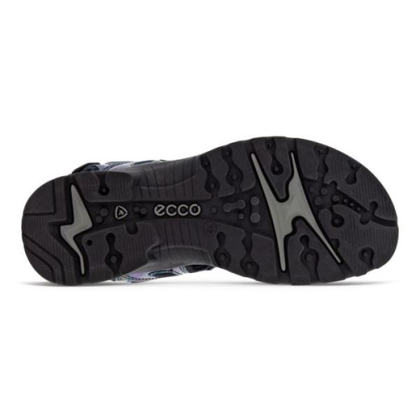 ECCO SHOES -WOMEN&RSQUO;S OFFROAD SANDAL-BLACK IRIDESCENT