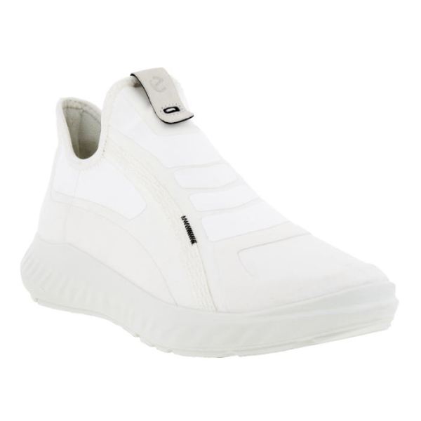 ECCO SHOES -ATH-1FW WOMEN'S ALPHA SLIP ON-SHADOW WHITE