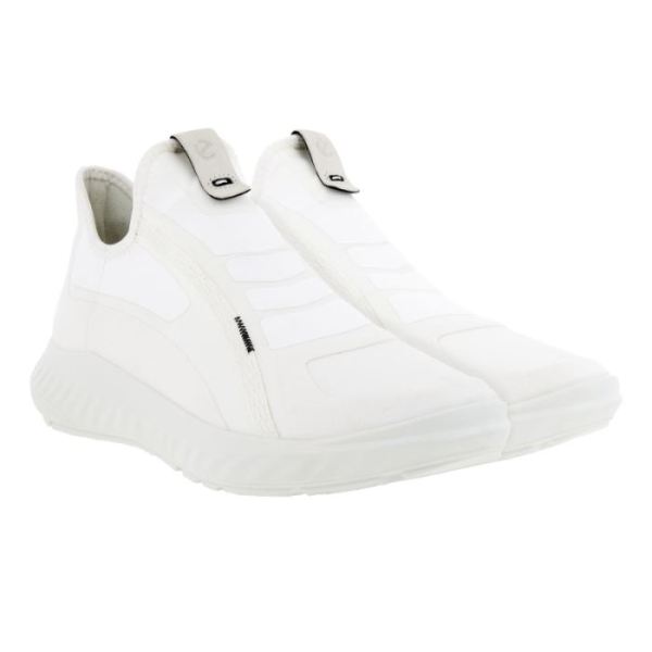 ECCO SHOES -ATH-1FW WOMEN'S ALPHA SLIP ON-SHADOW WHITE