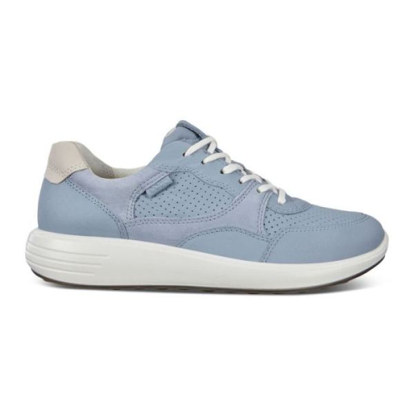 ECCO SHOES -SOFT 7 RUNNER WOMEN'S SNEAKERS-DUSTY BLUE/DUSTY BLUE/SHADOW WHITE