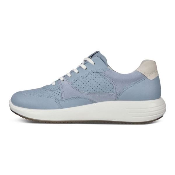 ECCO SHOES -SOFT 7 RUNNER WOMEN'S SNEAKERS-DUSTY BLUE/DUSTY BLUE/SHADOW WHITE