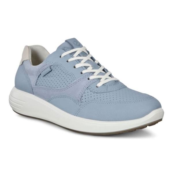 ECCO SHOES -SOFT 7 RUNNER WOMEN'S SNEAKERS-DUSTY BLUE/DUSTY BLUE/SHADOW WHITE