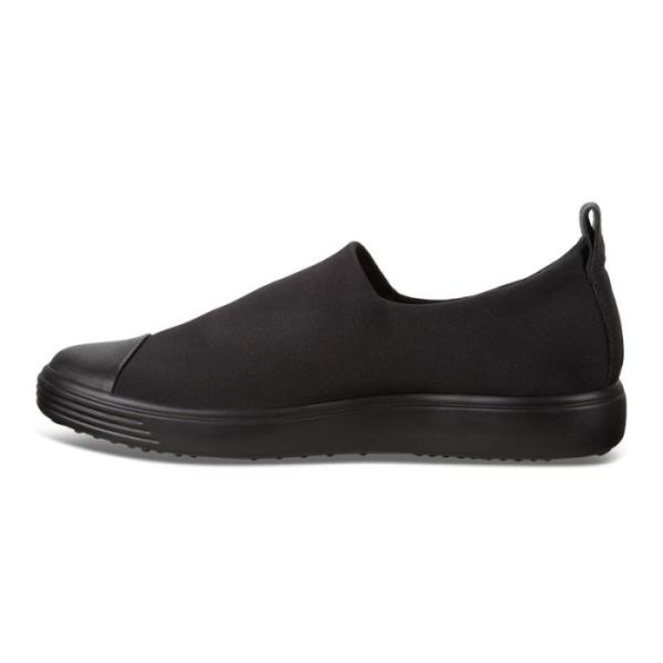 ECCO SHOES -SOFT 7 WOMEN'S GTX SLIP-ON-BLACK