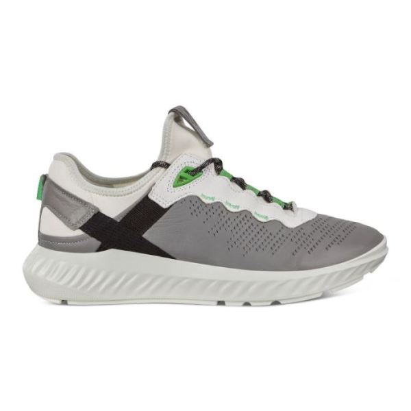 ECCO SHOES -ST.1 LITE MEN'S SNEAKERS-WILD DOVE/WHITE