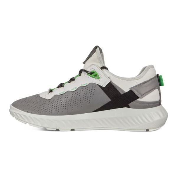 ECCO SHOES -ST.1 LITE MEN'S SNEAKERS-WILD DOVE/WHITE