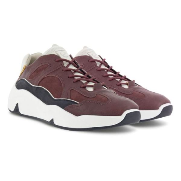 ECCO SHOES -CHUNKY MEN'S COLOR POP SNEAKER-ANDORRA/ANDORRA/BLACK/GRAVEL