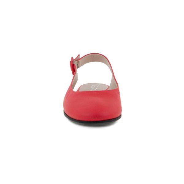 ECCO SHOES -ANINE WOMEN'S SLING-BACK FLATS-HIBISCUS