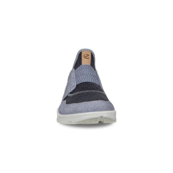 ECCO SHOES -BIOM STREET. WOMEN'S SLIP-ON-DUSTY BLUE/MARINE