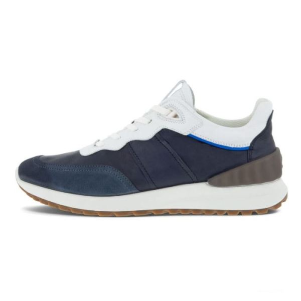 ECCO SHOES -ASTIR MEN'S RETRO TRAINER-OMBRE/NIGHT SKY/BRIGHT WHITE/DYNASTY