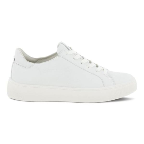 ECCO SHOES -STREET TRAY WOMEN'S SNEAKER-WHITE