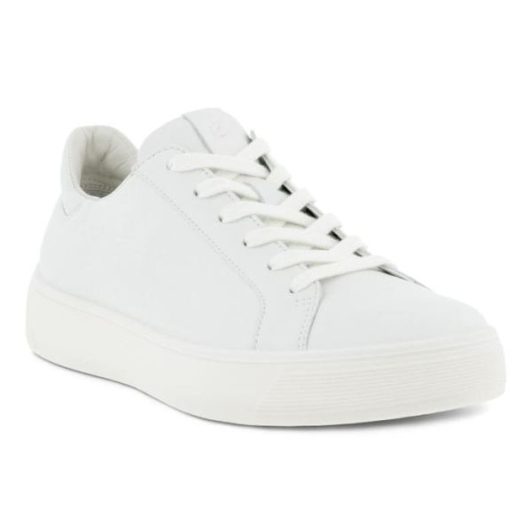 ECCO SHOES -STREET TRAY WOMEN'S SNEAKER-WHITE