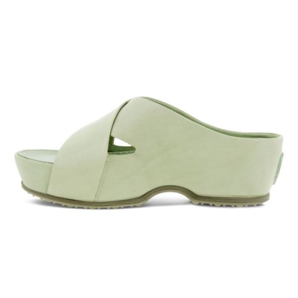 ECCO SHOES -IFLA WOMEN'S SLIDE-MATCHA