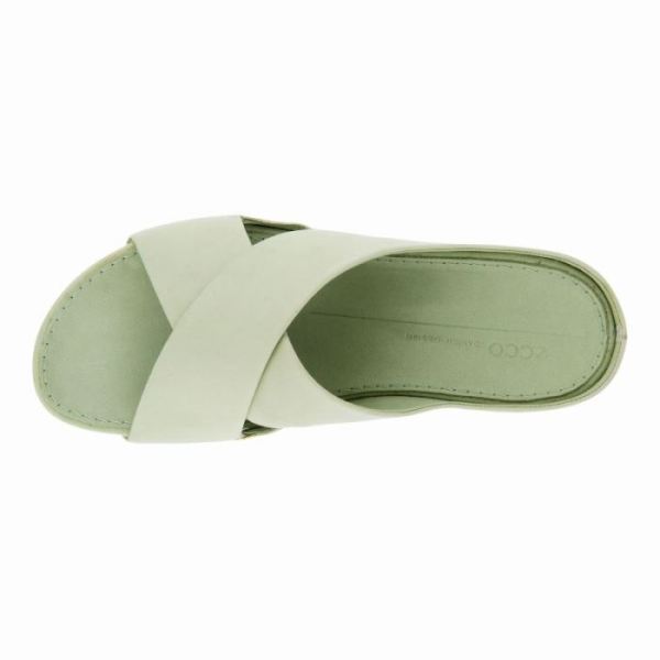 ECCO SHOES -IFLA WOMEN'S SLIDE-MATCHA